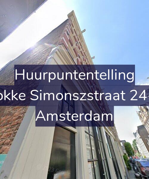 Foto gevel Huurpuntentelling voor Fokke Simonszstraat 24-3, Amsterdam