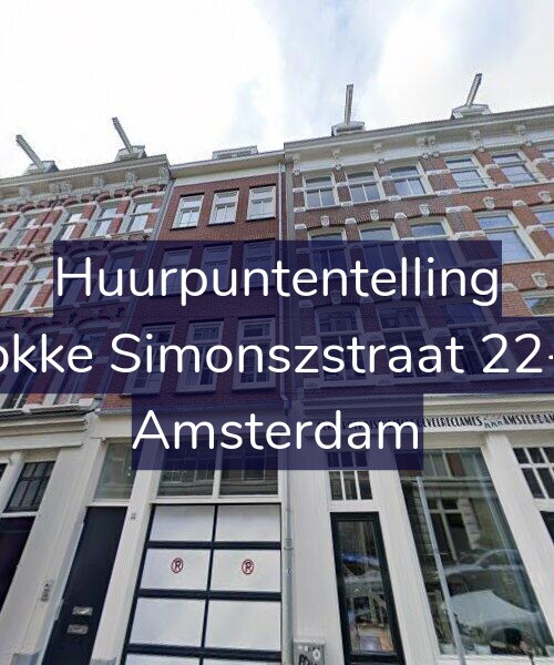 Foto gevel Huurpuntentelling voor Fokke Simonszstraat 22-C, Amsterdam