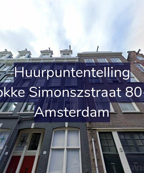 Foto gevel Huurpuntentelling voor Fokke Simonszstraat 80-3, Amsterdam