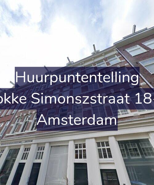 Foto gevel Huurpuntentelling voor Fokke Simonszstraat 18-2, Amsterdam