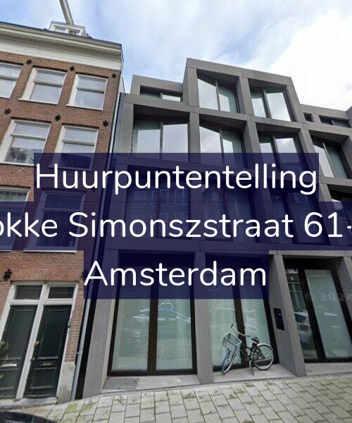 Foto gevel Huurpuntentelling voor Fokke Simonszstraat 61-H, Amsterdam