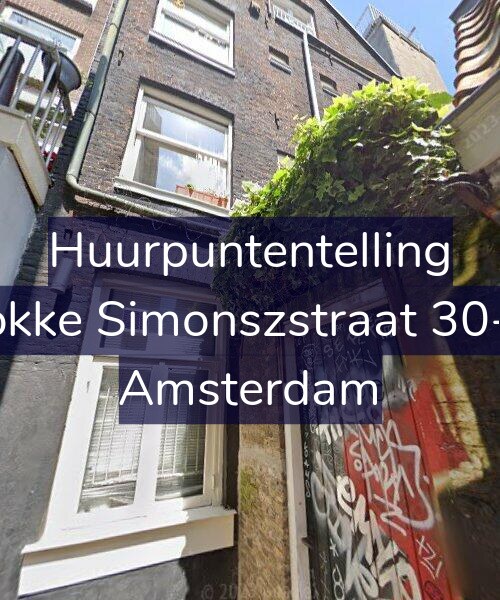 Foto gevel Huurpuntentelling voor Fokke Simonszstraat 30-H, Amsterdam