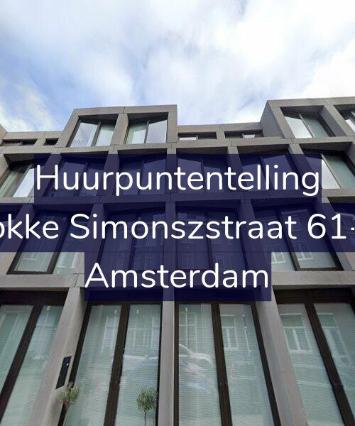 Foto gevel Huurpuntentelling voor Fokke Simonszstraat 61-V, Amsterdam