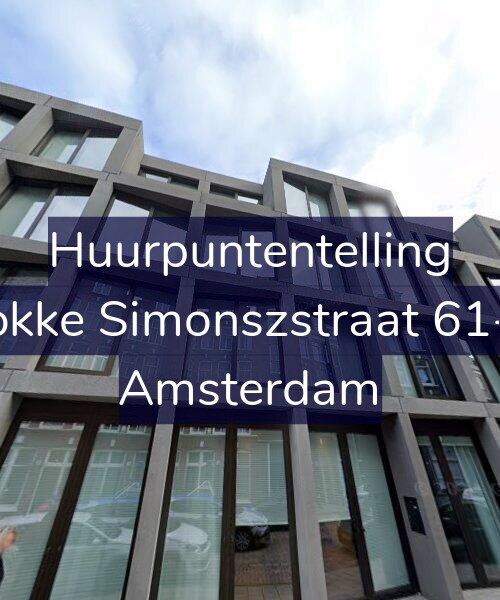 Foto gevel Huurpuntentelling voor Fokke Simonszstraat 61-B, Amsterdam