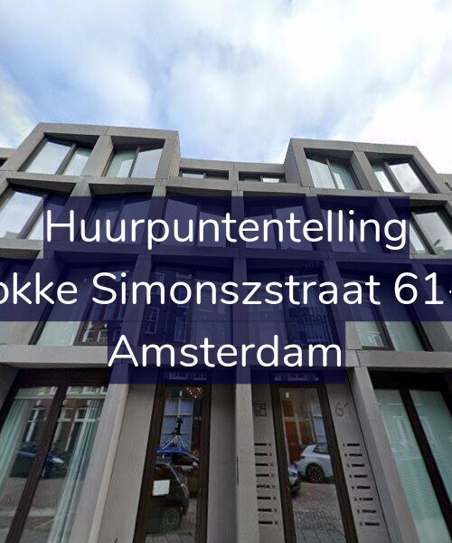 Foto gevel Huurpuntentelling voor Fokke Simonszstraat 61-E, Amsterdam