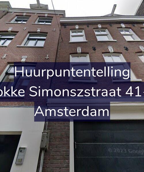 Foto gevel Huurpuntentelling voor Fokke Simonszstraat 41-1, Amsterdam