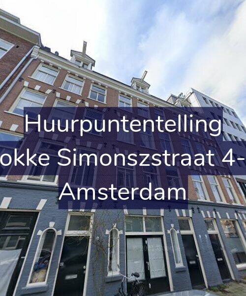 Foto gevel Huurpuntentelling voor Fokke Simonszstraat 4-1, Amsterdam