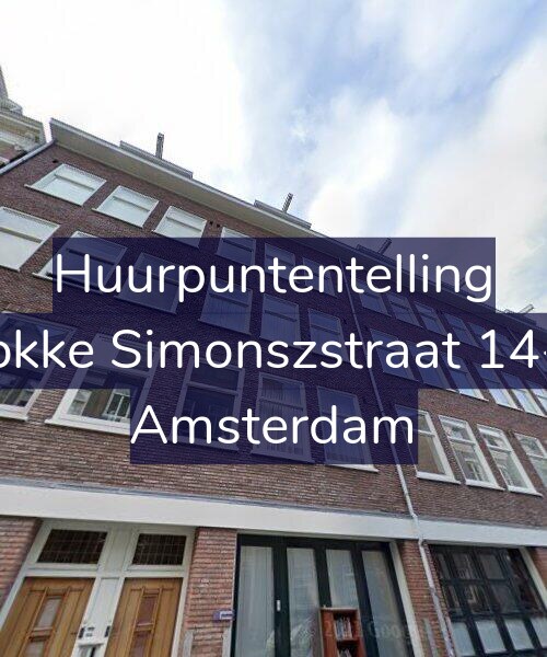 Foto gevel Huurpuntentelling voor Fokke Simonszstraat 14-3, Amsterdam