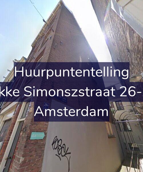 Foto gevel Huurpuntentelling voor Fokke Simonszstraat 26-A3, Amsterdam