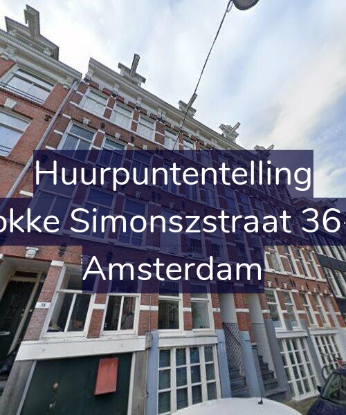 Foto gevel Huurpuntentelling voor Fokke Simonszstraat 36-1, Amsterdam