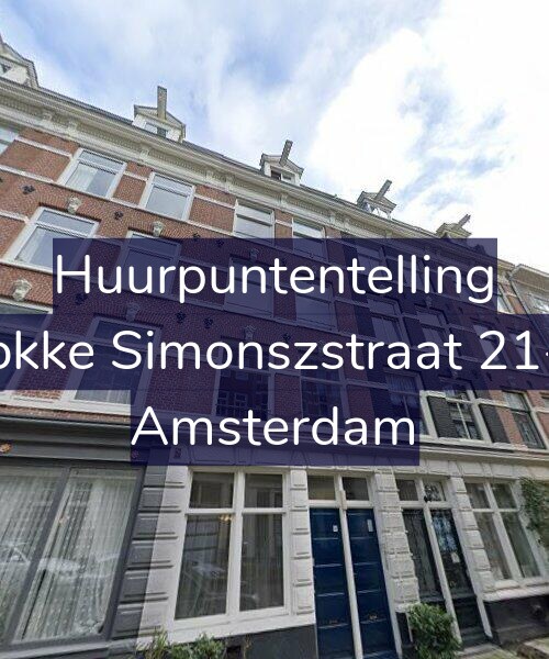 Foto gevel Huurpuntentelling voor Fokke Simonszstraat 21-1, Amsterdam
