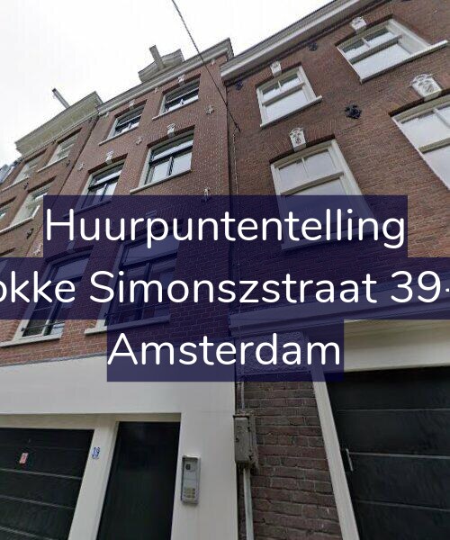 Foto gevel Huurpuntentelling voor Fokke Simonszstraat 39-C, Amsterdam