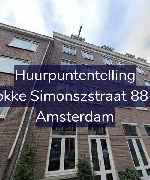 Foto gevel Huurpuntentelling voor Fokke Simonszstraat 88-F, Amsterdam