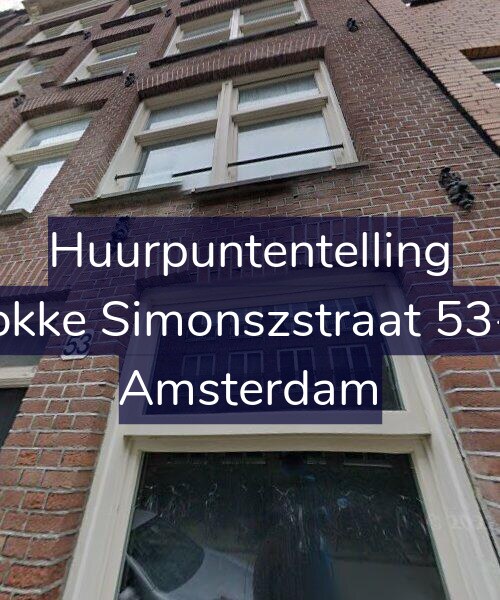 Foto gevel Huurpuntentelling voor Fokke Simonszstraat 53-1, Amsterdam