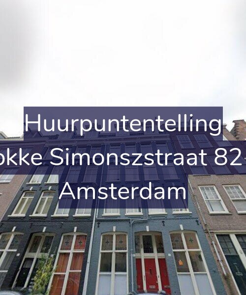 Foto gevel Huurpuntentelling voor Fokke Simonszstraat 82-3, Amsterdam