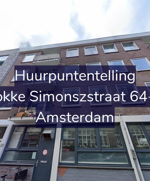 Foto gevel Huurpuntentelling voor Fokke Simonszstraat 64-B, Amsterdam