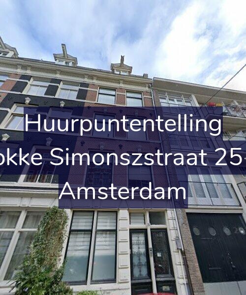 Foto gevel Huurpuntentelling voor Fokke Simonszstraat 25-4, Amsterdam