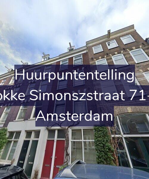 Foto gevel Huurpuntentelling voor Fokke Simonszstraat 71-B, Amsterdam