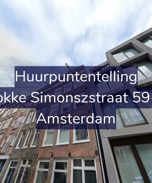 Foto gevel Huurpuntentelling voor Fokke Simonszstraat 59-2, Amsterdam