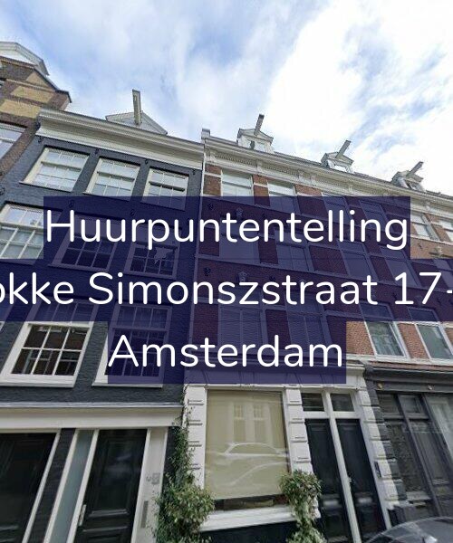 Foto gevel Huurpuntentelling voor Fokke Simonszstraat 17-D, Amsterdam