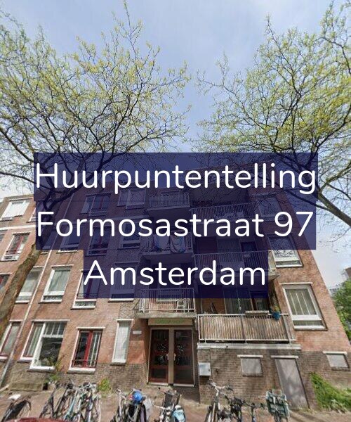 Foto gevel Huurpuntentelling voor Formosastraat 97, Amsterdam