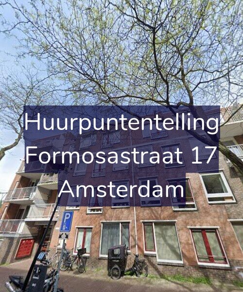 Foto gevel Huurpuntentelling voor Formosastraat 17, Amsterdam