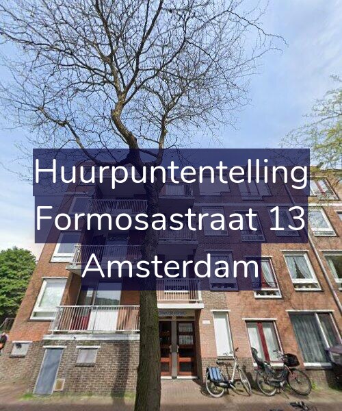 Foto gevel Huurpuntentelling voor Formosastraat 13, Amsterdam