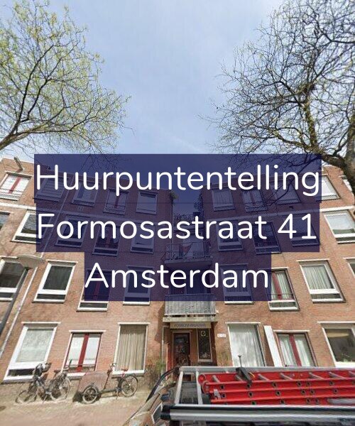 Foto gevel Huurpuntentelling voor Formosastraat 41, Amsterdam