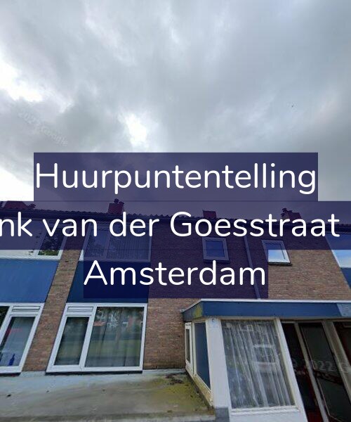 Foto gevel Huurpuntentelling voor Frank van der Goesstraat 6-1, Amsterdam