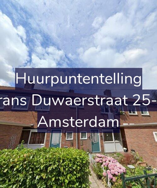 Foto gevel Huurpuntentelling voor Frans Duwaerstraat 25-H, Amsterdam