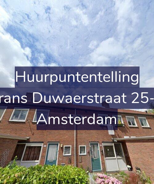 Foto gevel Huurpuntentelling voor Frans Duwaerstraat 25-1, Amsterdam