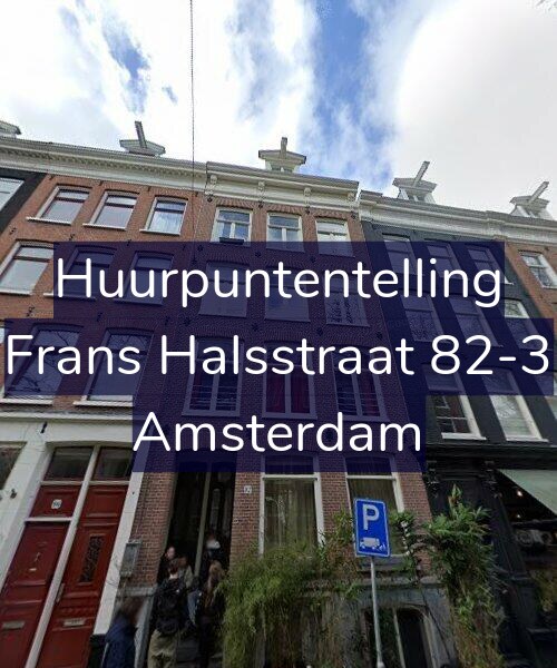 Foto gevel Huurpuntentelling voor Frans Halsstraat 82-3, Amsterdam