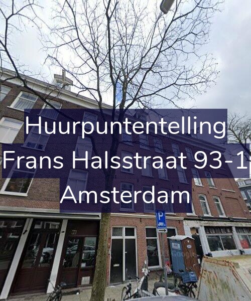 Foto gevel Huurpuntentelling voor Frans Halsstraat 93-1, Amsterdam