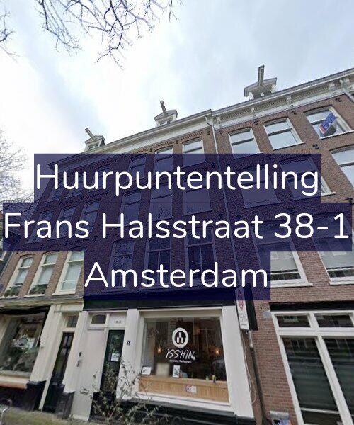 Foto gevel Huurpuntentelling voor Frans Halsstraat 38-1, Amsterdam
