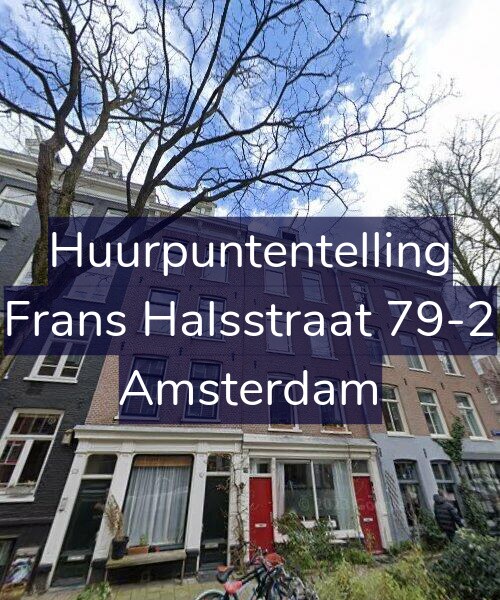 Foto gevel Huurpuntentelling voor Frans Halsstraat 79-2, Amsterdam