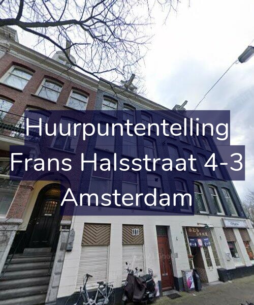 Foto gevel Huurpuntentelling voor Frans Halsstraat 4-3, Amsterdam