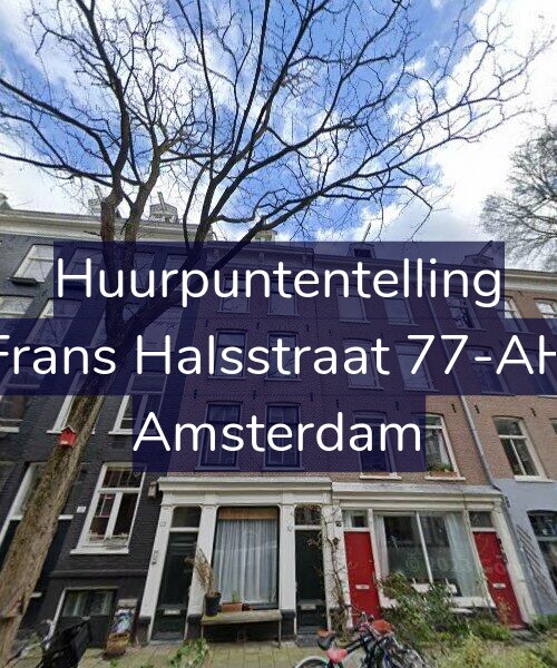 Foto gevel Huurpuntentelling voor Frans Halsstraat 77-AH, Amsterdam