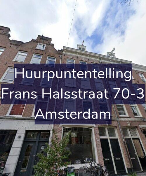 Foto gevel Huurpuntentelling voor Frans Halsstraat 70-3, Amsterdam