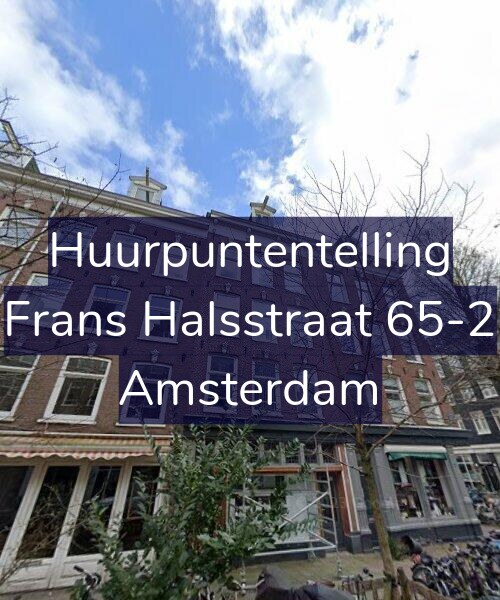 Foto gevel Huurpuntentelling voor Frans Halsstraat 65-2, Amsterdam