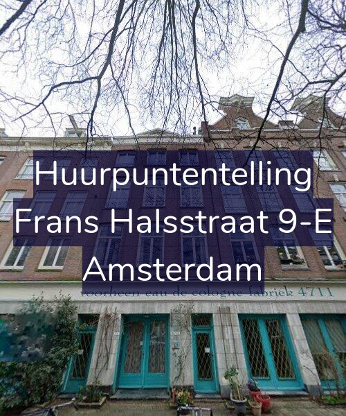 Foto gevel Huurpuntentelling voor Frans Halsstraat 9-E, Amsterdam