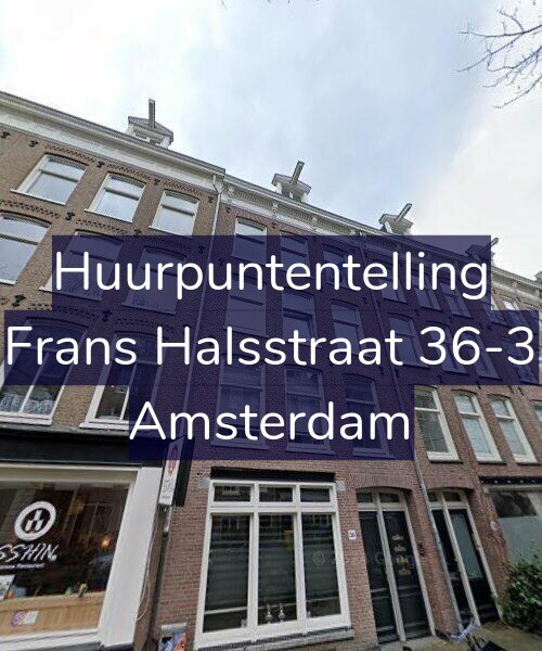 Foto gevel Huurpuntentelling voor Frans Halsstraat 36-3, Amsterdam