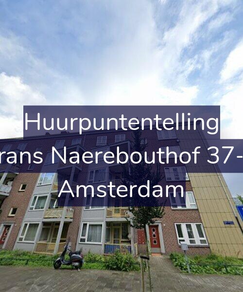 Foto gevel Huurpuntentelling voor Frans Naerebouthof 37-4, Amsterdam