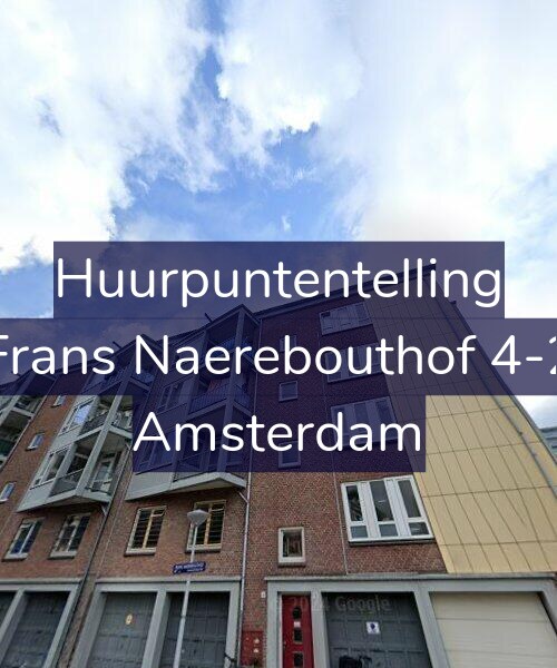 Foto gevel Huurpuntentelling voor Frans Naerebouthof 4-2, Amsterdam