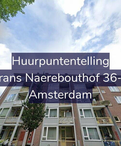 Foto gevel Huurpuntentelling voor Frans Naerebouthof 36-2, Amsterdam