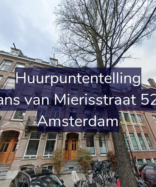 Foto gevel Huurpuntentelling voor Frans van Mierisstraat 52-1, Amsterdam