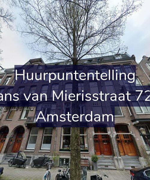 Foto gevel Huurpuntentelling voor Frans van Mierisstraat 72-3, Amsterdam