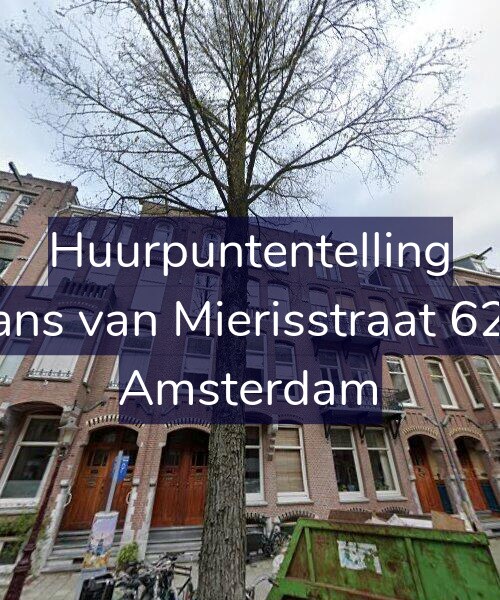 Foto gevel Huurpuntentelling voor Frans van Mierisstraat 62-2, Amsterdam