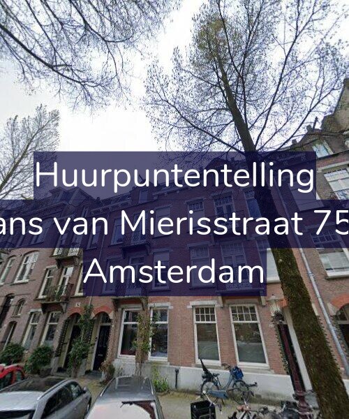 Foto gevel Huurpuntentelling voor Frans van Mierisstraat 75-C, Amsterdam