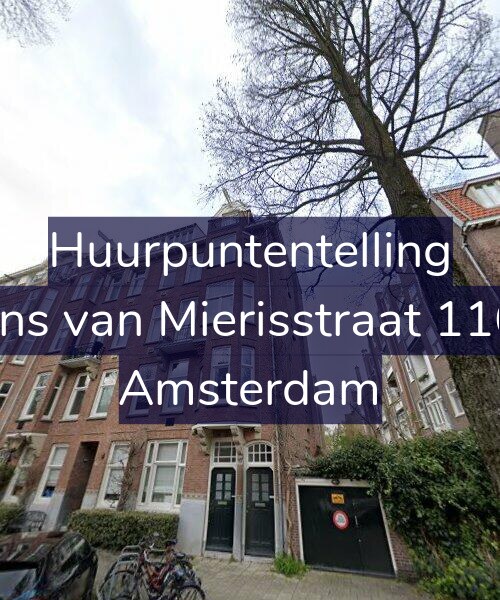 Foto gevel Huurpuntentelling voor Frans van Mierisstraat 116-1, Amsterdam