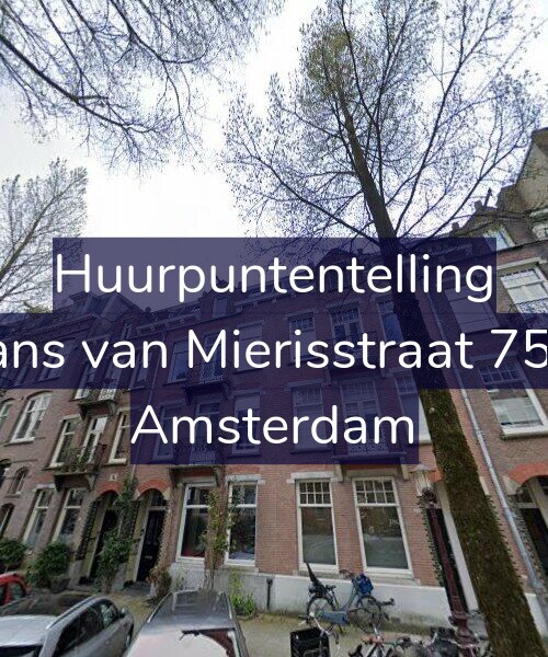 Foto gevel Huurpuntentelling voor Frans van Mierisstraat 75-D, Amsterdam